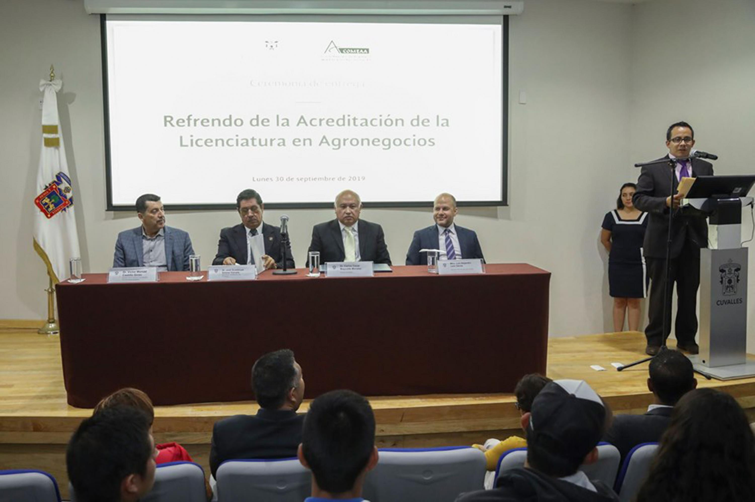 Agronegocios del CUValles refrenda su calidad Coordinación General de