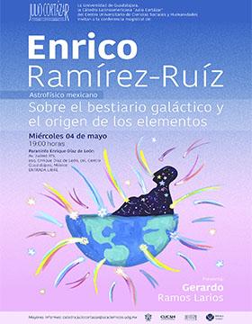 Cátedra Latinoamericana Julio Cortázar con Enrico Ramírez Ruiz, astrofísico mexicano