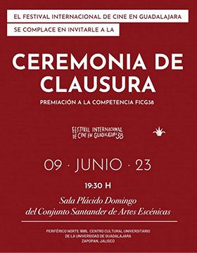Grafico de la Ceremonia de clausura del Festival Internacional de Cine en Guadalajara 38