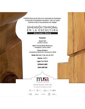 Grafico de la Presentación del catálogo: Dimensión temporal en la escultura. Dolores Ortiz