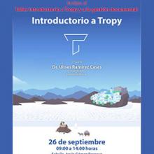 Cartel del Taller Introductorio a Tropy y a la gestión documental