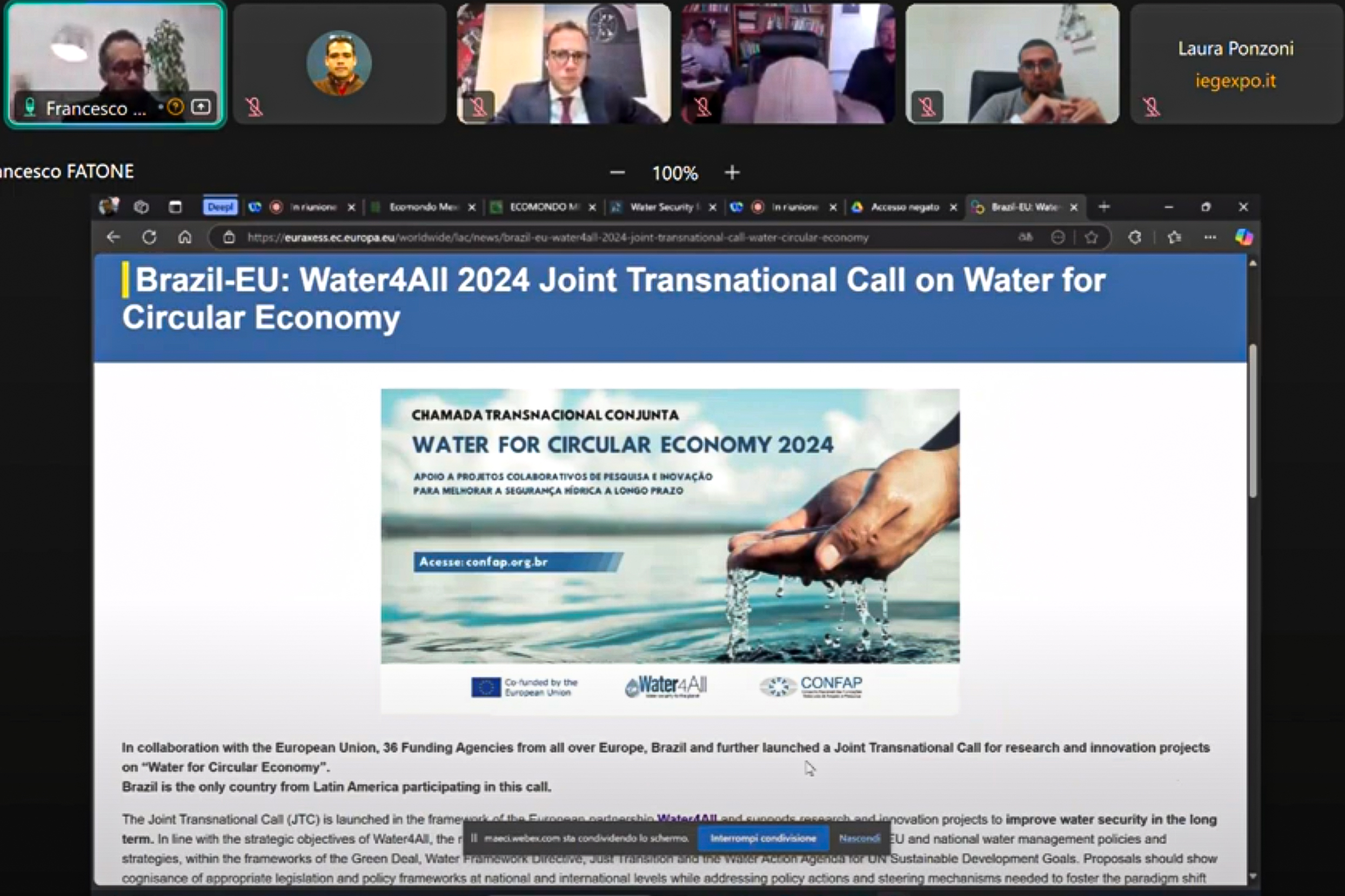 Expertos internacionales debaten el futuro del monitoreo ambiental