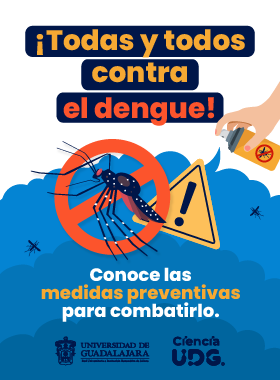 Cartel de ¡Todas y todos contra el dengue!