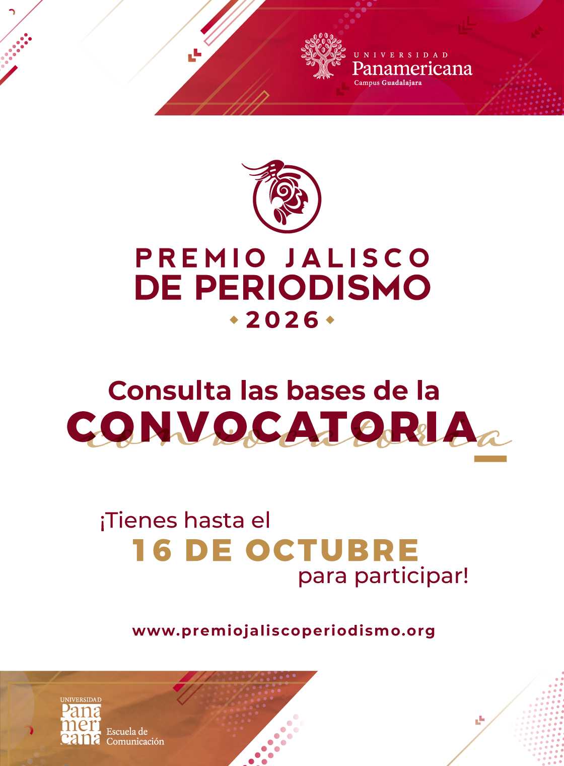 Convocatoria 2026 del Premio Jalisco de Periodismo