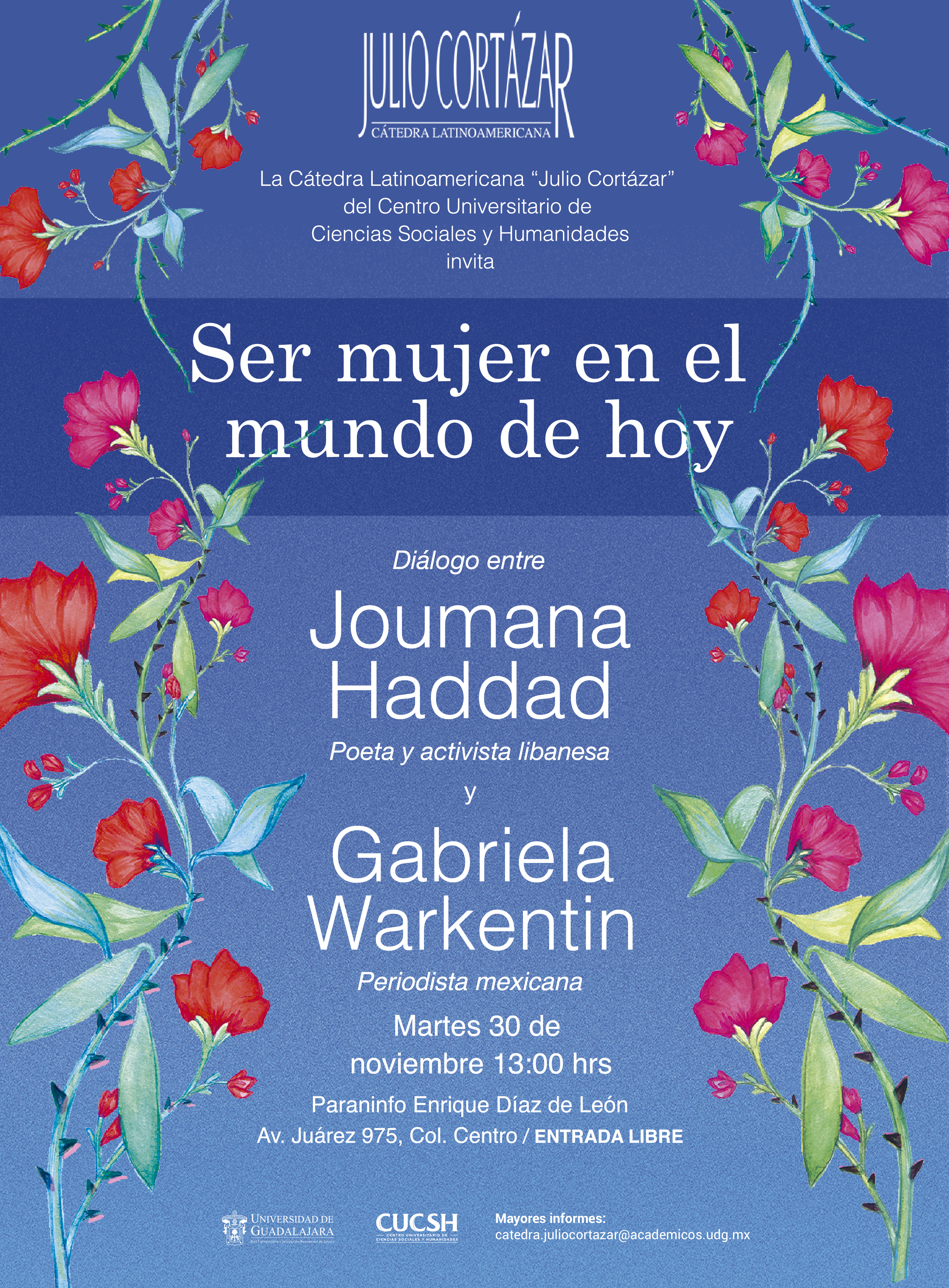 Cátedra Latinoamericana Julio Cortázar con Joumana Haddad