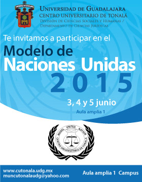 Modelo de Naciones Unidas 2015 | Coordinación General de Comunicación Social