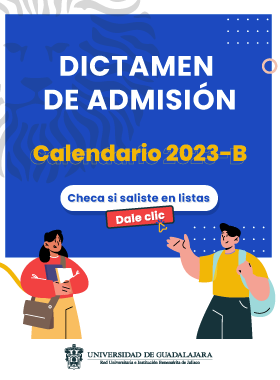 Dictamen de admisión, calendario 2023B
