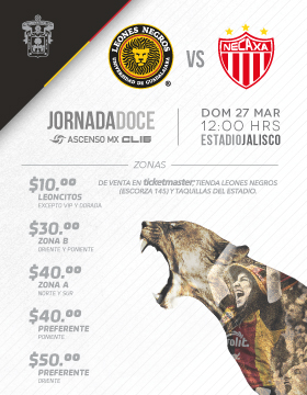 Leones Negros vs. Necaxa | Coordinación General de Comunicación Social