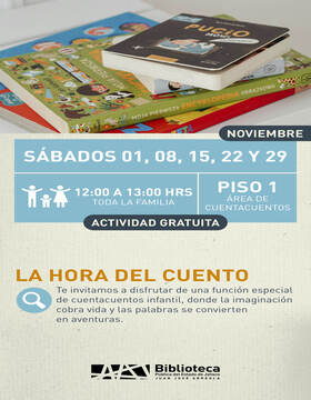 Cartel de La hora del cuento