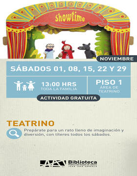 Cartel de Teatrino