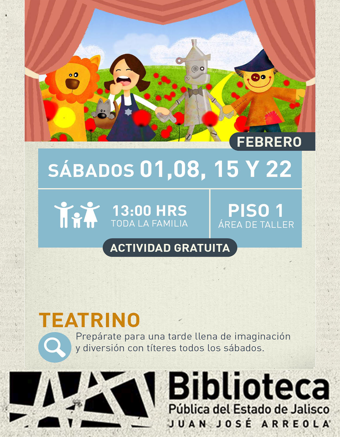 Cartel de Teatrino