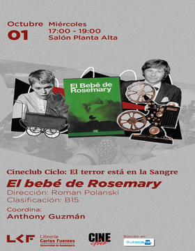 Cartel del Cineclub LCF. Ciclo: El terror está en la sangre