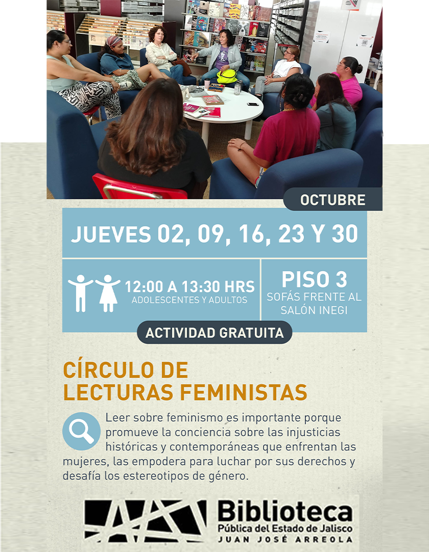 Cartel del Círculo de lecturas feministas