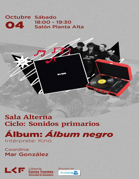 Cartel de  la Sala alterna. Ciclo: Sonidos primarios
