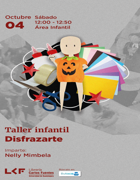 Cartel del Taller infantil: Disfrazarte