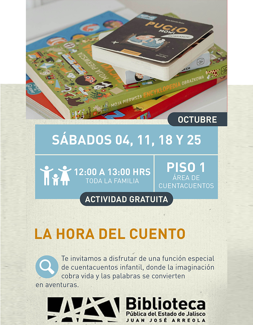 Cartel de La hora del cuento