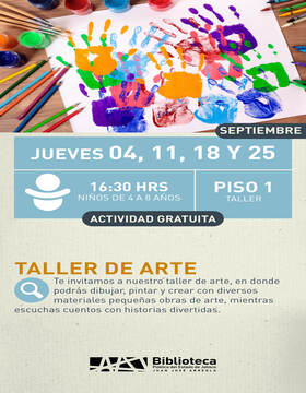 Cartel del Taller de arte