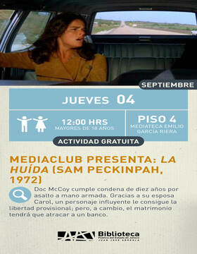 Cartel de Mediaclub presenta: La Huída