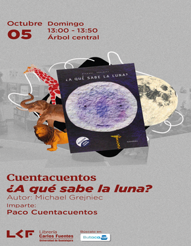 Cartel de Cuentacuentos: ¿A qué sabe la luna?