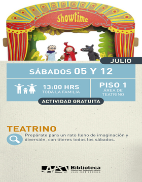 Cartel de Teatrino