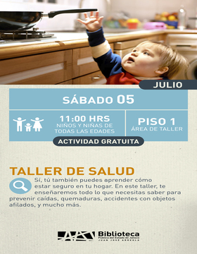 Cartel del Taller de salud