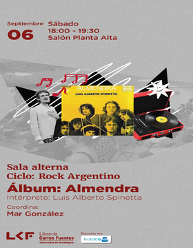 Cartel de Sala alterna. Ciclo: Rock Argentino
