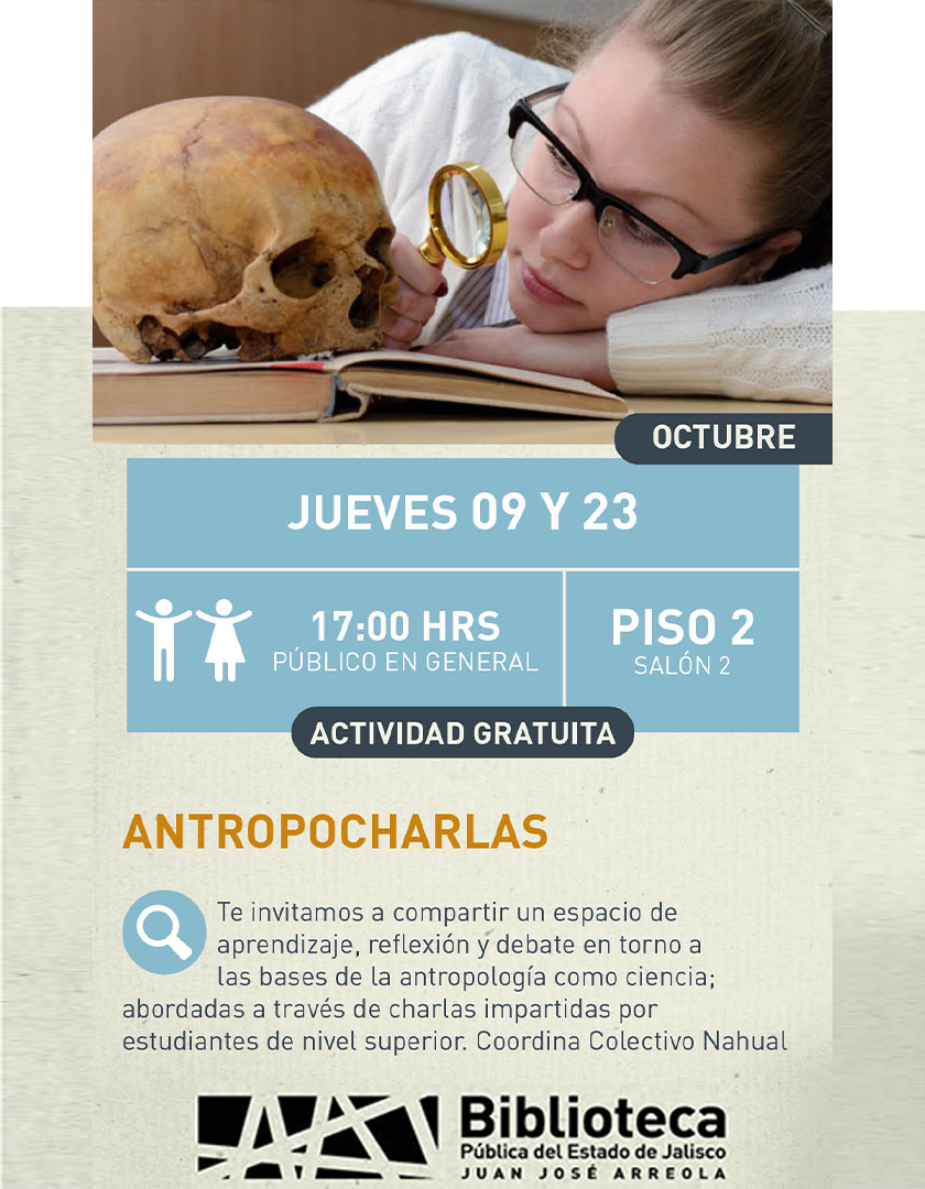 Cartel de Antropocharlas