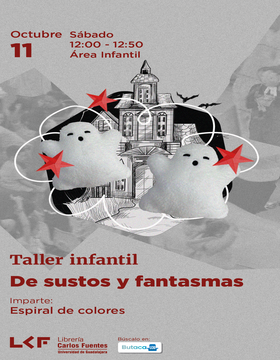 Cartel del Taller infantil: De sustos y fantasmas