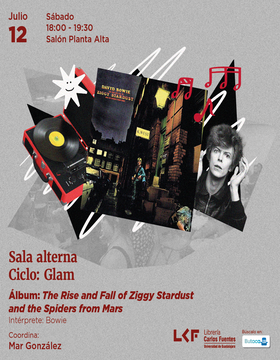 Cartel de la Sala alterna. Ciclo: Glam
