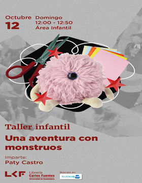 Cartel del Taller infantil: Una aventura con monstruos
