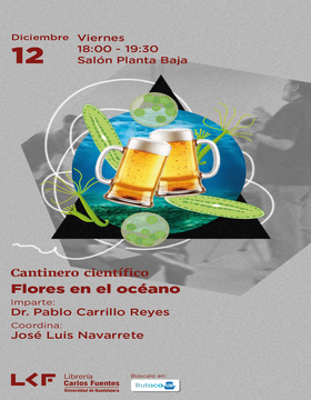 Cartel del Cantinero científico: Flores en el océano