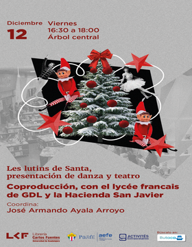 Cartel de Les lutins de Santa, presentación de danza y teatro