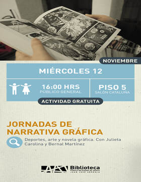 Cartel de las Jornadas de narrativa gráfica