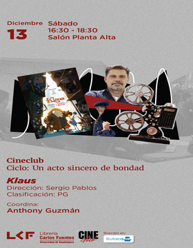 Cartel del Cineclub. Ciclo: Un acto sincero de bondad