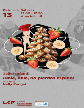 Cartel del Taller infantil: ¡Dale, dale, no pierdas el pino!