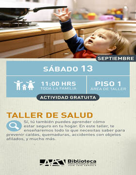 Cartel del Taller de salud