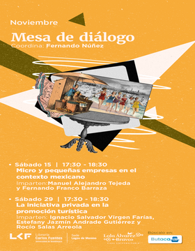 Cartel de la Mesa de diálogo: Micro y pequeñas empresas en el contexto mexicano