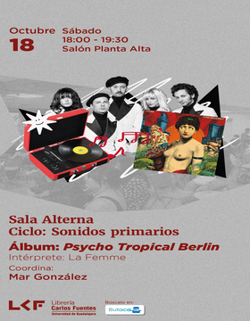 Cartel de Sala alterna. Ciclo: Sonidos primarios