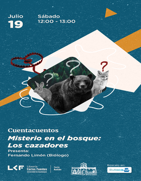Cartel del Cuentacuentos: Misterio en el bosque: Los cazadores 