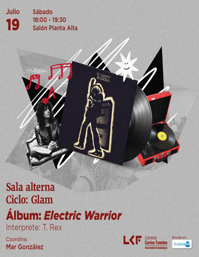 Cartel de la Sala alterna. Ciclo: Glam