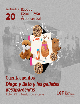 Cartel del Cuentacuentos: Diego y Beto y las galletas desaparecidas