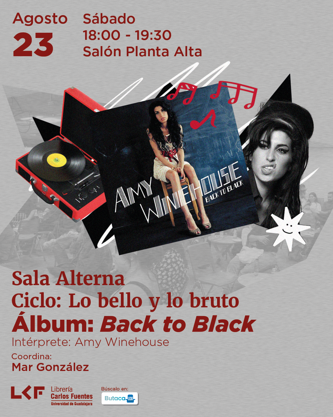 Cartel de la Sala alterna. Ciclo Lo bello y lo bruto