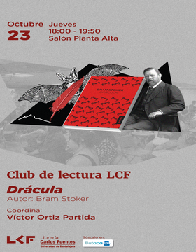 Cartel del Club de Lectura LCF: Drácula