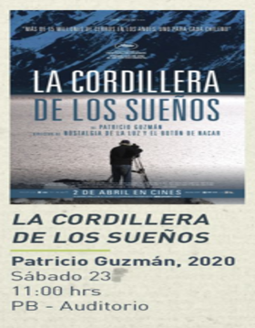 Cartel del Ciclo de cine y literatura: La cordillera de los sueños