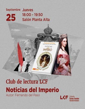 Cartel del Club de Lectura: Noticias del Imperio 