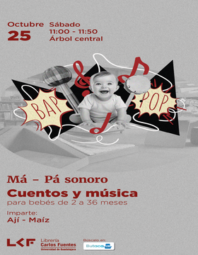 Cartel del Má – Pá sonoro. Cuentos y música para bebés de 2 a 36 meses