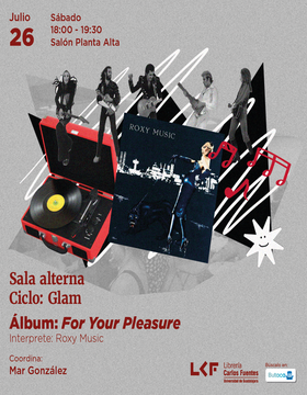 Cartel de Sala alterna. Ciclo: Glam