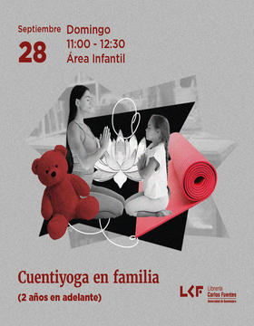 Cartel de Cuentiyoga en familia (2 años en adelante)