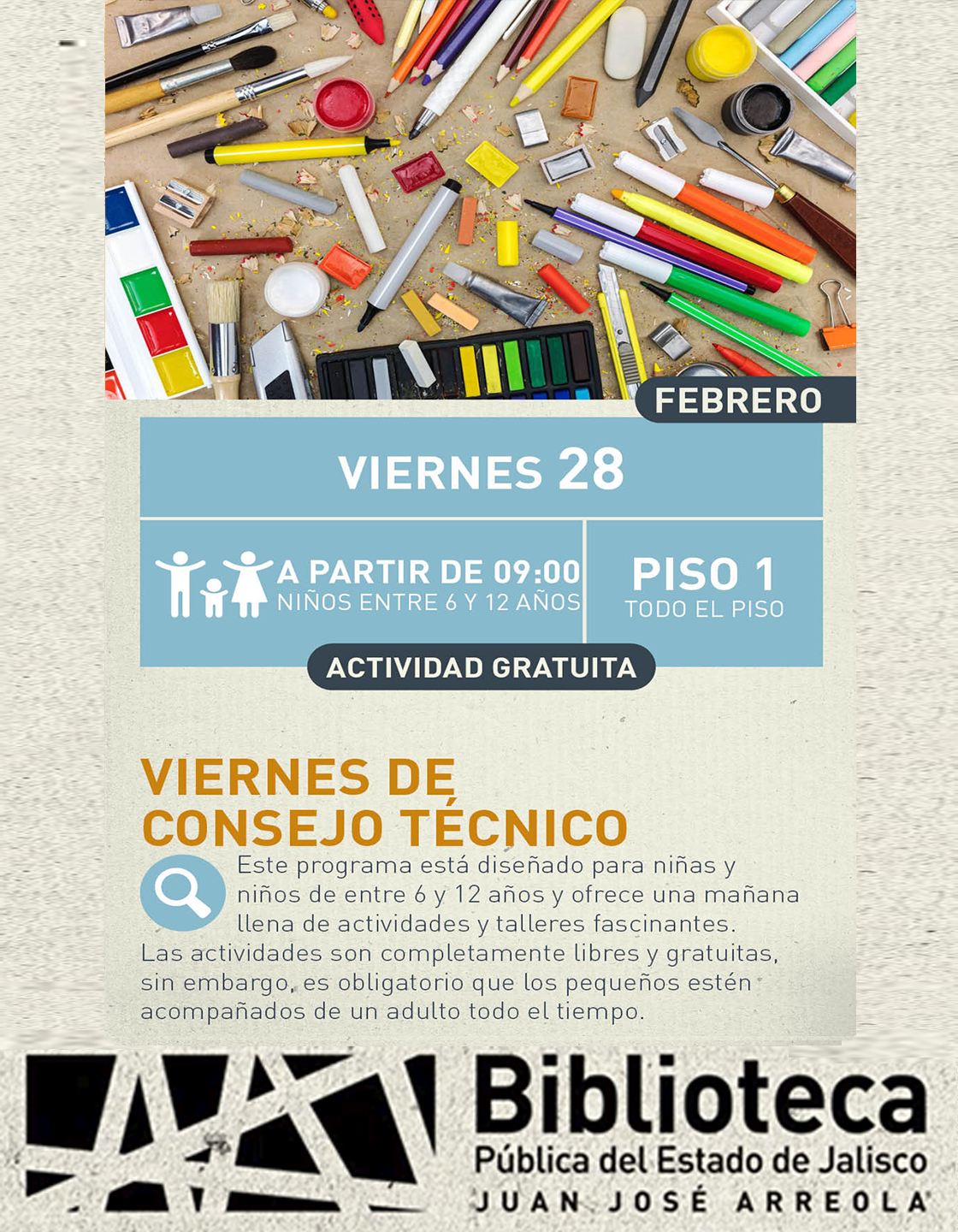 Cartel del Viernes de Consejo Técnico