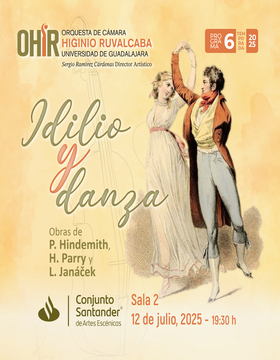 Cartel de OHIR programa 6 | Idilio y danza